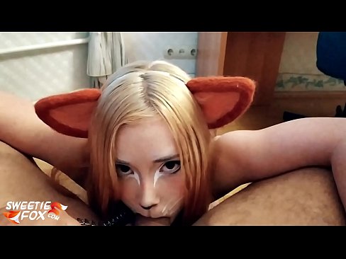 ❤️ Kitsune د هغې په خوله کې ډیک او کم تیر کړ ❤️  په فحش ps.xxxifuck.ru